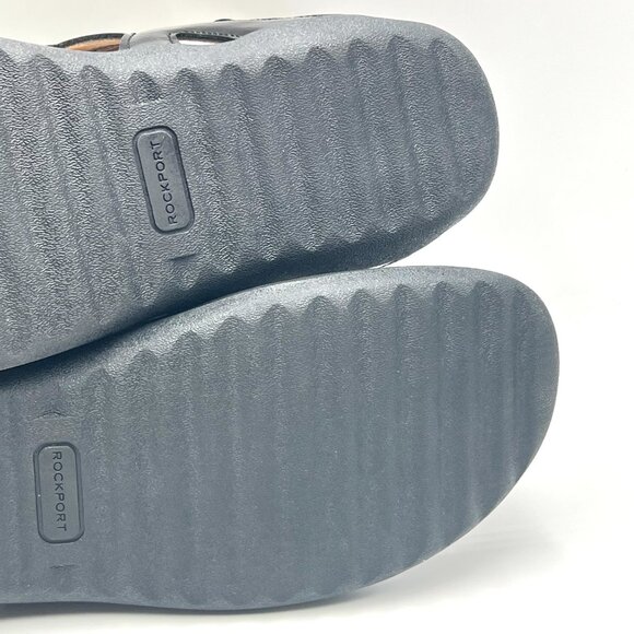 10W‎ 10 WIDE WIDTH Rockport Ramona Black Patent Sandals Shoes - Picture 11 of 12